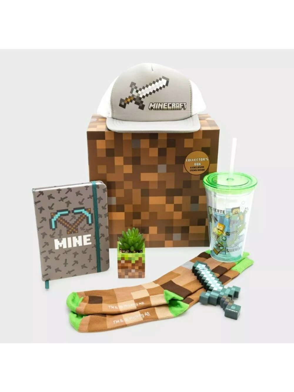CultureFly Minecraft Cube Collector Box 6 Pieces NEW